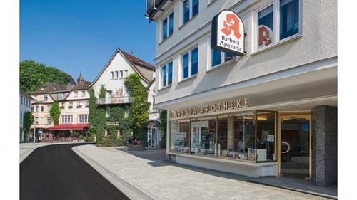 Aussenansicht der Barbara-Apotheke
