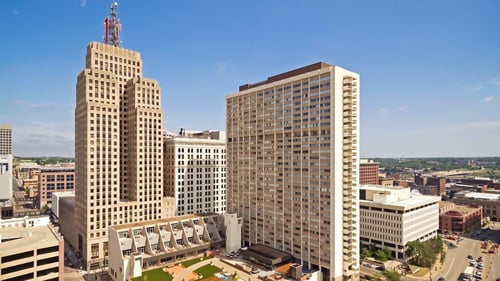 cover photo for Kellogg Square in St. Paul, MN 55101