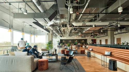 WeWork Clearfork - Coworking space interior view