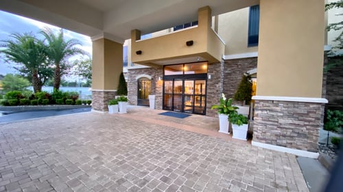 Way to make an entrance!