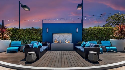 Outdoor relaxation area at Pointe Niguel Apartments, Pointe Niguel, CA