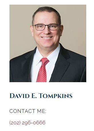 Maryland, Virginia, and Washington D.C. Personal Injury Attorney David Tompkins