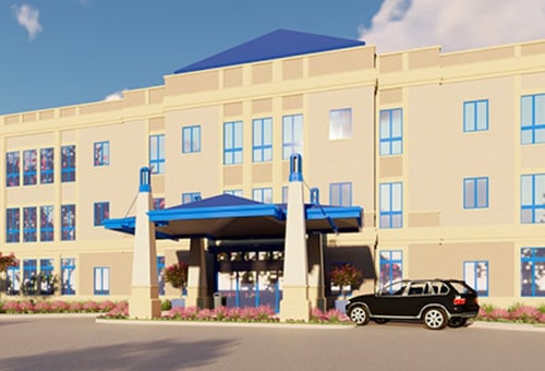 Cook Children's Pediatric Surgery Center - exterior rendering