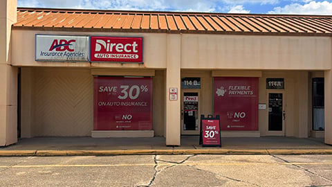 Direct Auto Insurance storefront located at  114B Arnould Blvd, Lafayette