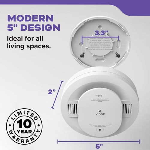 Modern 5" Design: Ideal for all living spaces.