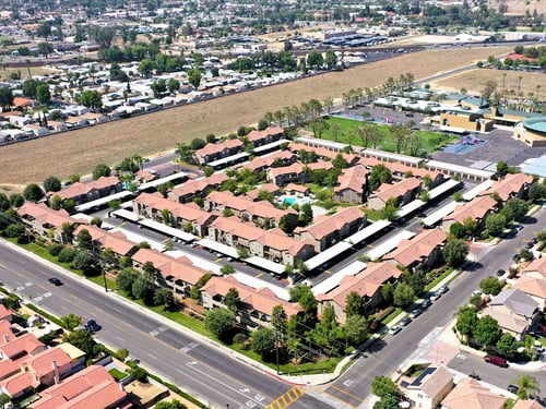 Aerial View of the Community at Redlands Towne Square