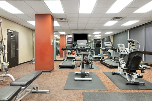 Fitness center at The Edina Towers in Edina, MN 55435