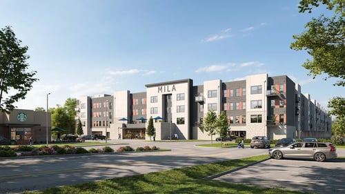 Exterior view of the property at Mila in Ellisville, MO 63011