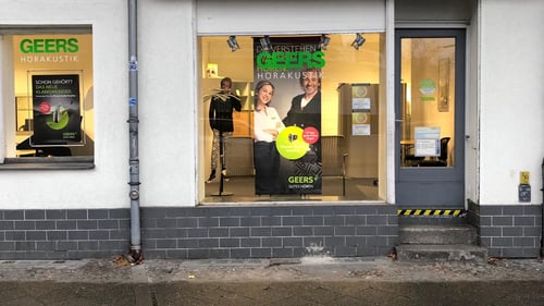 Außenaufnahme vom GEERS Fachgeschäft