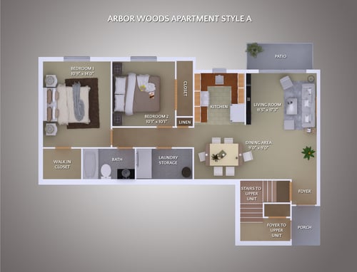 Apartment Style A Floor Plans