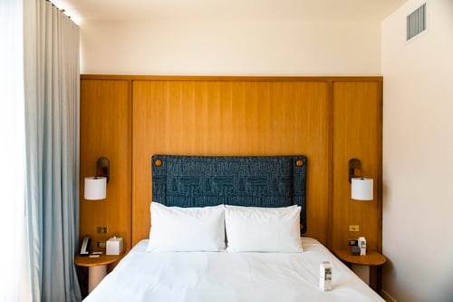 Bedroom at Alsace Living, California