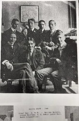 Dominion Securities front office staff in the year of 1901.