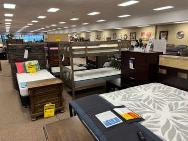 Kids bedroom at Slumberland Furniture Store in Bemidji,  MN