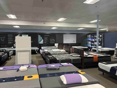 Albert Lea Slumberland Furniture mattress section