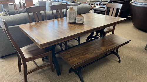 Dining set at Slumberland Furniture Store in Thief River Falls,  MN