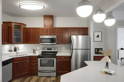 Kitchen at The Gables at Park Pointe in St. Louis Park, MN 55426