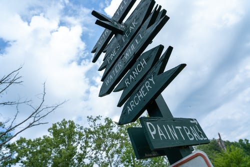 YMCA Camp Lakewood Sign