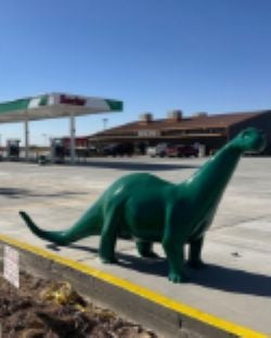 Sinclair Gas Station Fueling Island