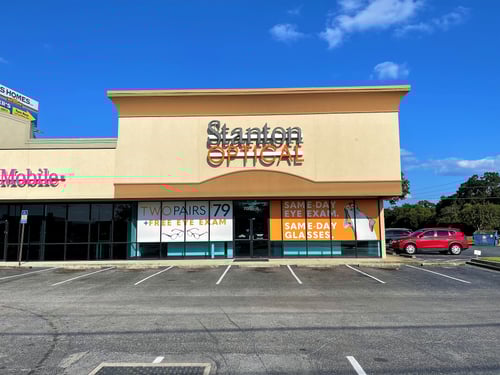 Storefront at Stanton Optical store in Pensacola, FL 32504
