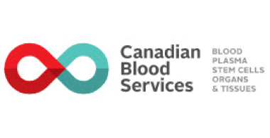 Canadian Blood Services logo.