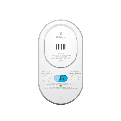 Carbon Monoxide Alarm,
Plug-In with 10-Year Backup Battery