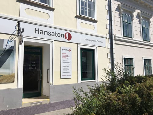 Hansaton Hörkompetenz-Zentrum Hauptstraße 46, Mödling Frontansicht