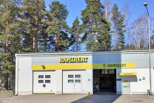 Ramirentin Porvoon konevuokraamo.