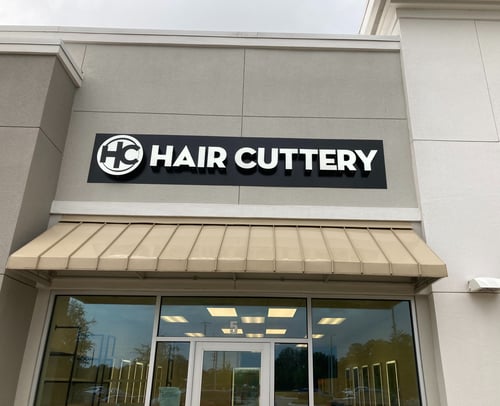 outside the front of the Hair Cuttery salon in St. Augustine, FL