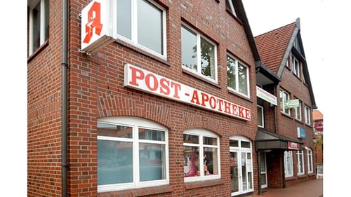 Aussenansicht der Post-Apotheke