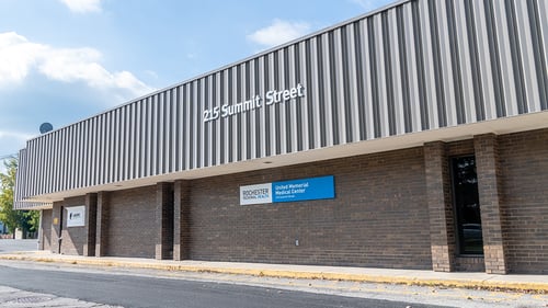 Exterior image of Rochester Regional Health building at 215 Summit St. Batavia, NY 14020