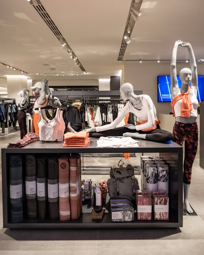 lululemon dundrum store floor
