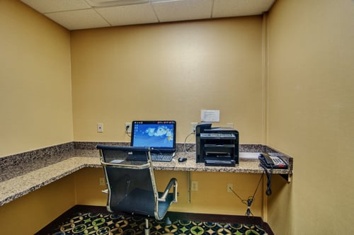 Our business center is open 24/7 for your convenience