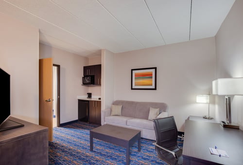Spacious suites with extended Living Area