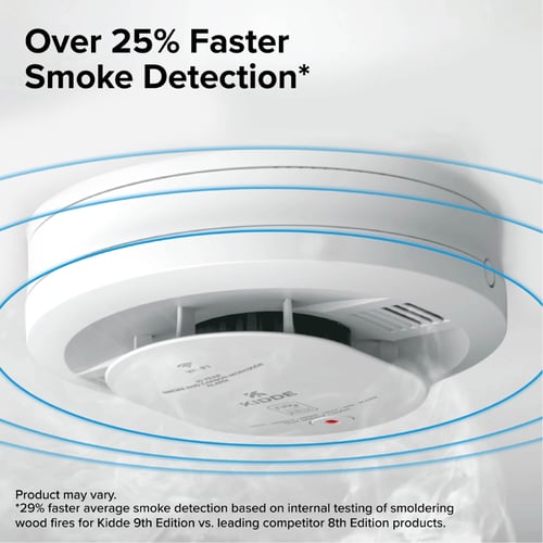 Over 25% Faster Smoke Detection