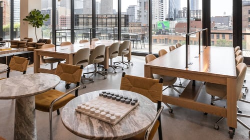 WeWork 167 North Green Street - Coworking space interior view