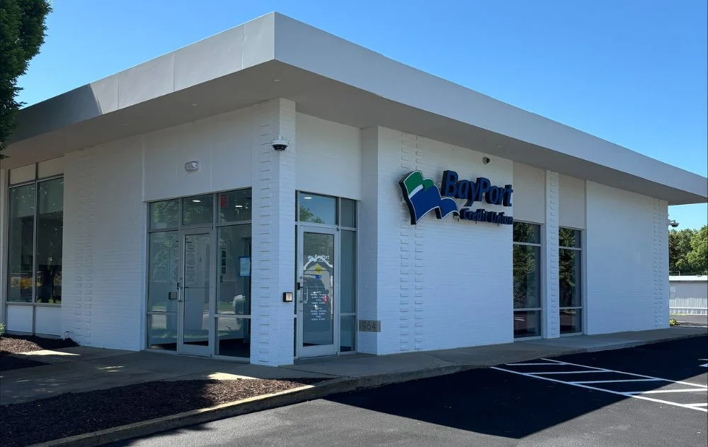 External view of local credit union located in Highland Springs, VA
