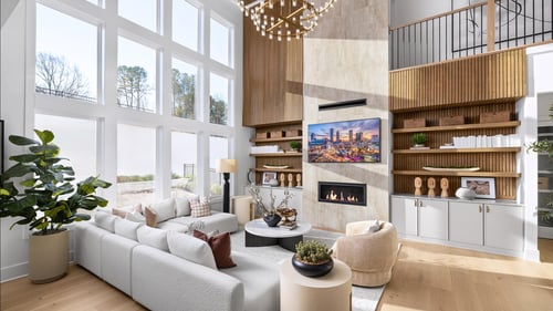 Spacious and inviting great rooms