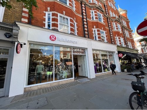 lululemon marleybone storefront