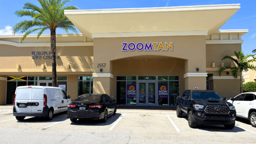 Zoom Tan Storefront in Wellington, FL