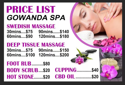 Asian Body Massage helps to relax the entire body, increases circulation of the blood and 
treats emotion, mind and spirit.