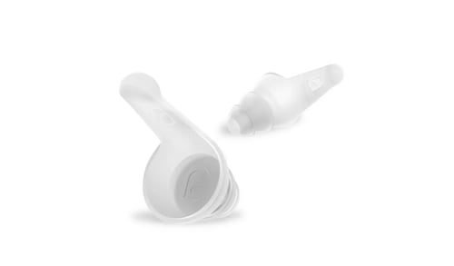 white earplugs