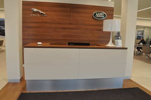 Inside of Land Rover Hinsdale