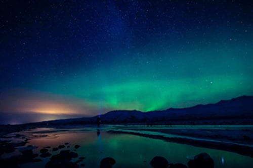 Picture of the northern lights.