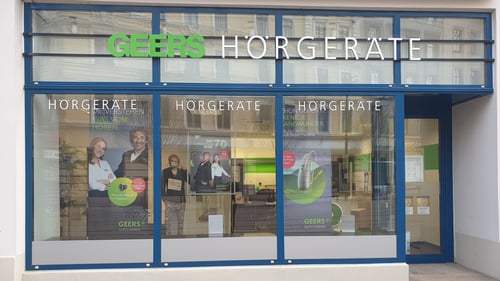 Außenaufnahme vom GEERS Fachgeschäft