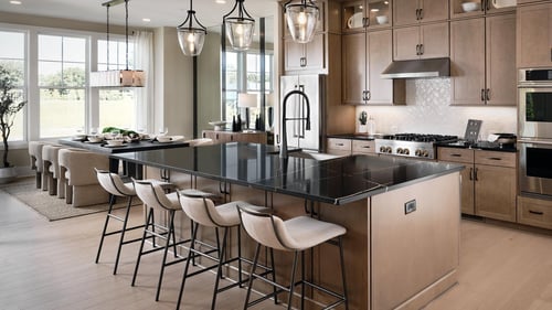 Chef-style kitchen with designer appointed features