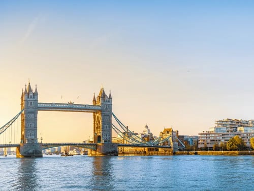 Knight Frank London Commercial Agents: London city, River Thames, Tower Bridge, Shard skyline