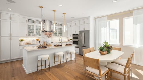 Spacious kitchen and dining area of the Maryhill home design
