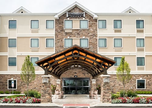 Hotel Exterior Image of our Staybridge Suites Montgomeryville