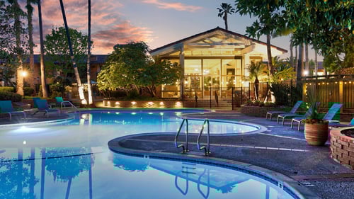 Apartment Complex with Resort-Style Pool at Mediterranean Village Costa Mesa, Costa Mesa, CA