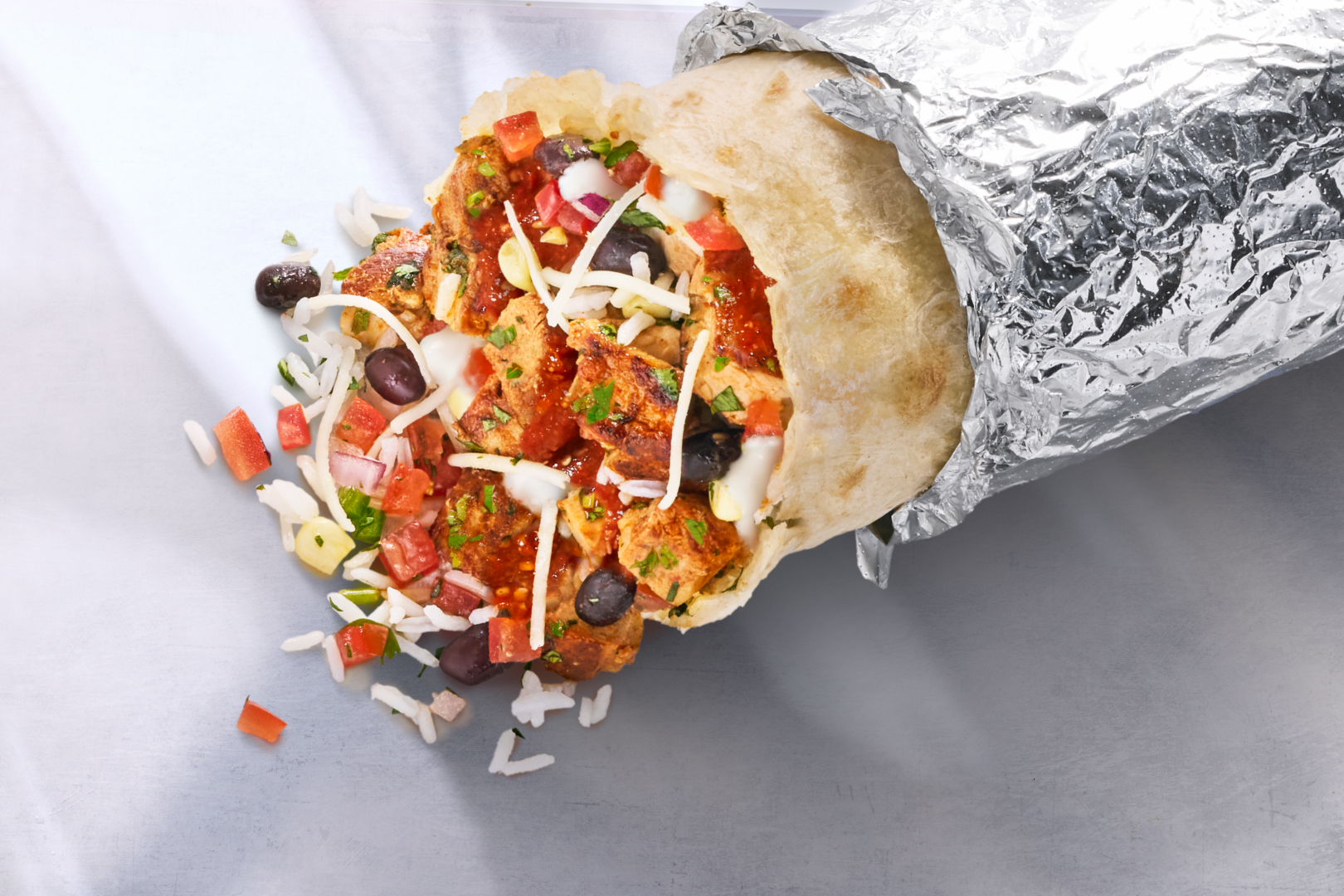 POLLO ASADO BURRITO
